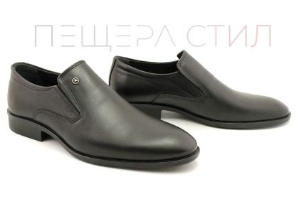 Pantofi formali pentru barbati in negru, model Meyer.