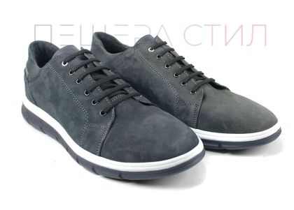 Преоценени мъжки спортно-ежедневни обувки от естествен набук - модел Ернесто