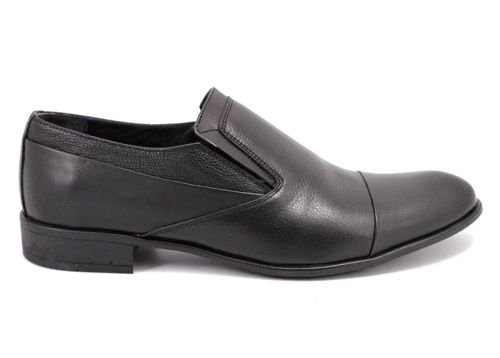 Pantofi eleganti bărbați în negru 1804 CH