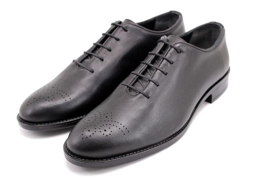 Pantofi eleganti pentru bărbați în negru 1852 CH