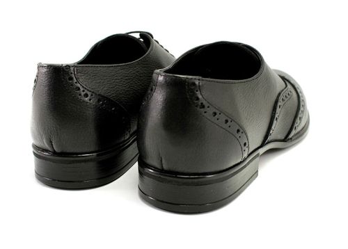 Pantofi formale pentru barbati in negru 554 CH