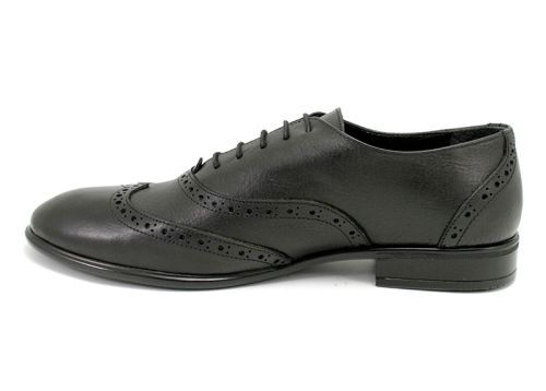 Pantofi formale pentru barbati in negru 554 CH