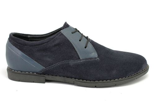 Pantofi casual pentru bărbați în albastru închis Y 5231 SN
