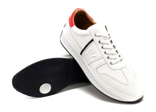 Pantofi barbati de sport in alb 917 B