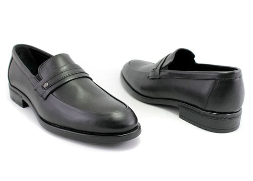 Pantofi barbati din piele in negru 908 CH