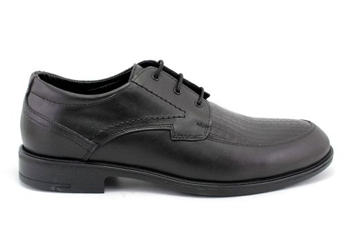 Pantofi formali barbati de piele in negru Y 286 CH