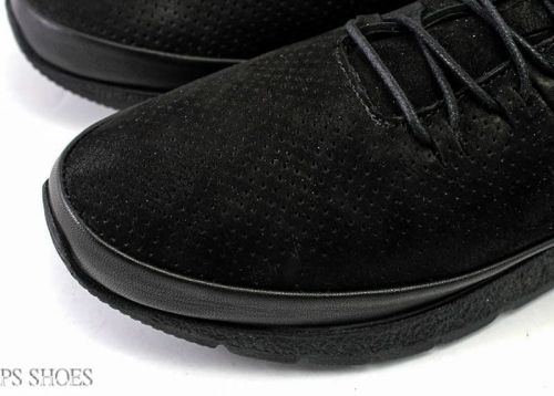 Pantofi pentru bărbați din nubuc natural în negru - Model Dedrig