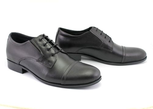Pantofi formali pentru barbati in negru, model Gino, dimensiuni 39-47.