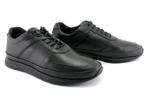 Pantofi casual pentru bărbați în negru - Model Amador.