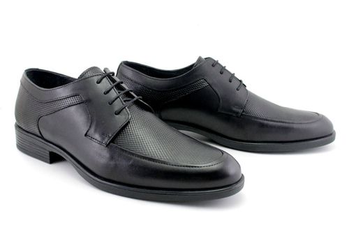 Pantofi formali pentru bărbați în negru, model Toto.