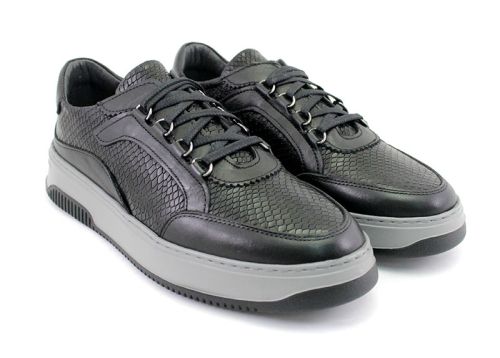 Pantofi sport bărbați în negru - Model Siven