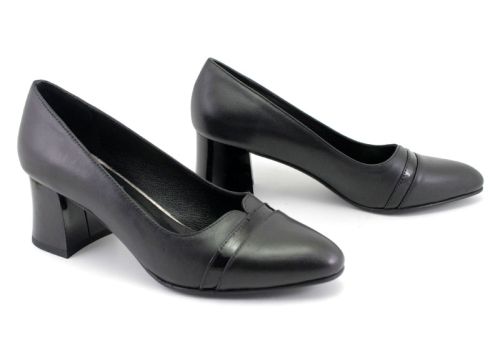 Pantofi formali de dama in negru - Model Topaz.