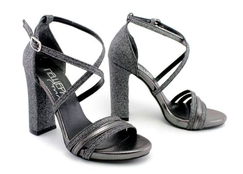 Sandale formale dama negru - Model Susan.