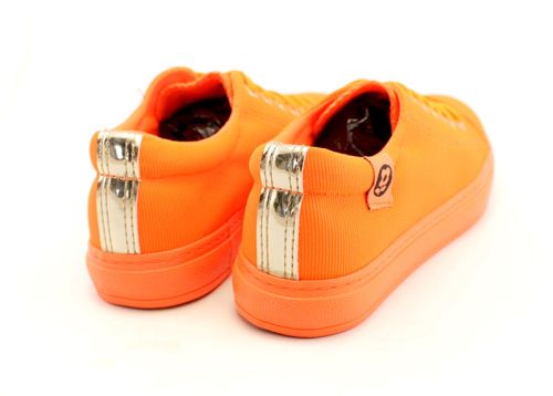 Adidasi de dama in culoare portocaliu semnal, model M-20