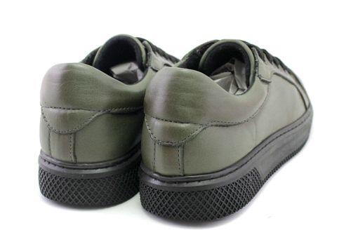 Дамски, ежедневни обувки в зелено - Модел Лея Прим.