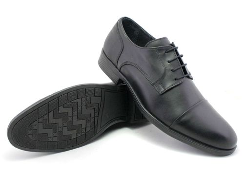 Pantofi formali barbatesti in negru, model Florian.