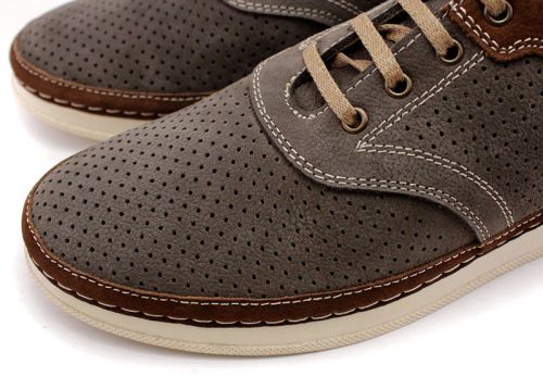 Pantofi casual pentru bărbați de culoare maro pământiu - Model Brian.
