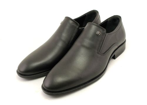 Pantofi formali pentru barbati in negru, model Meyer.