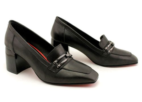 Pantofi formali dama in negru, model Marilyn.