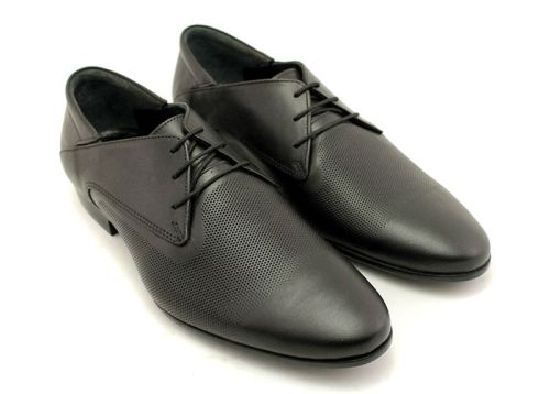 Pantofi formali pentru barbati in negru, model Mario.