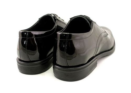 Pantofi formali barbatesti in negru, model Blagovest.