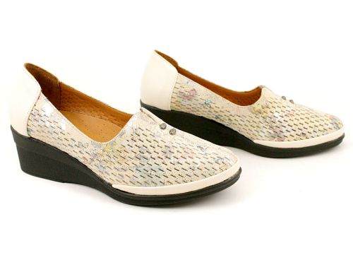 Pantofi de vara dama in maro pantera - ModelTatiana