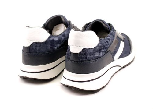 Мъжки спортни обувки в синьо - Модел Денис