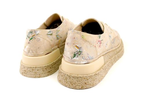Дамски пролетно-летни обувки в бежово - Модел Бриана.