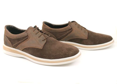 Мъжки ежедневни обувки в кафяво - Модел Клод