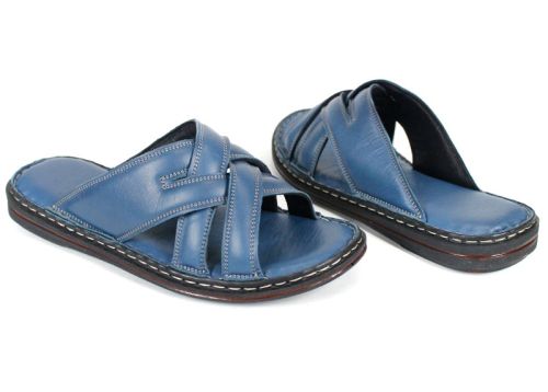 miro vento мъжки чехли естествена кожа деним