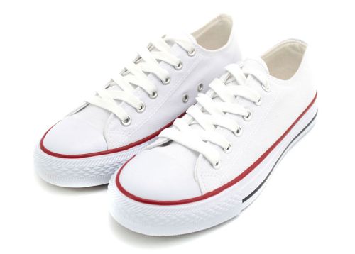 Мъжки бели кецове от текстил Alba Tenere – модел 2025