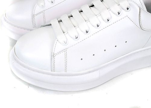 Мъжки спортни обувки Nero Dentro от бяла естествена кожа с шито ходило