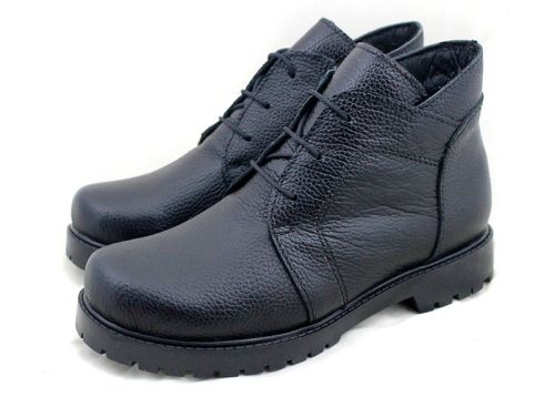 дамски кларкове Linea Fiera от естествена шагренена кожа с топъл хастар и зимно ходило