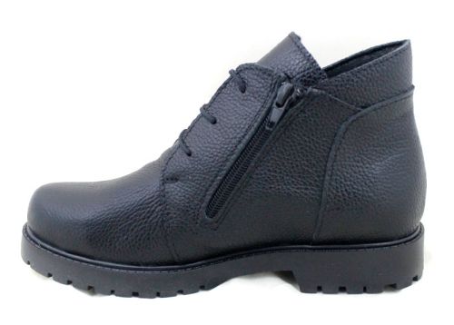 дамски кларкове Linea Fiera от естествена шагренена кожа с топъл хастар и зимно ходило